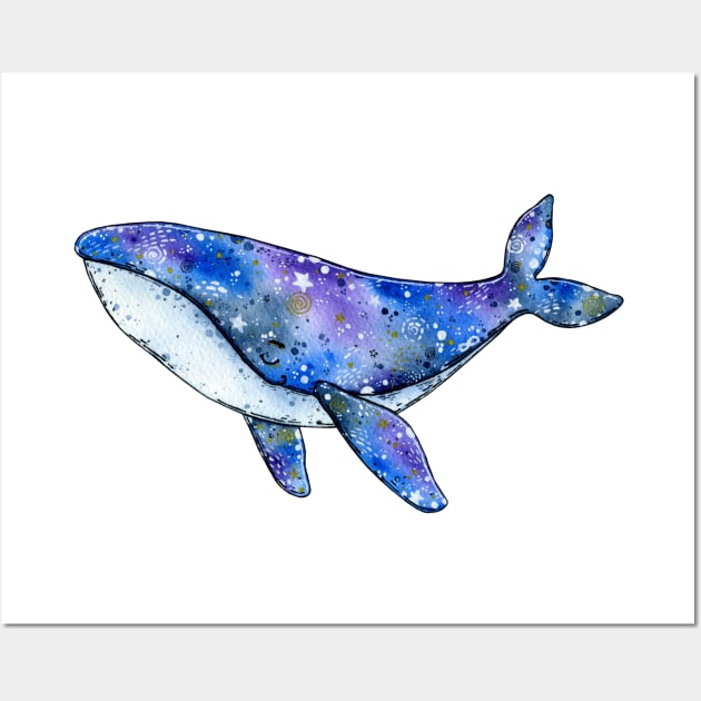 Space Whale Wall Art by Tania Tania